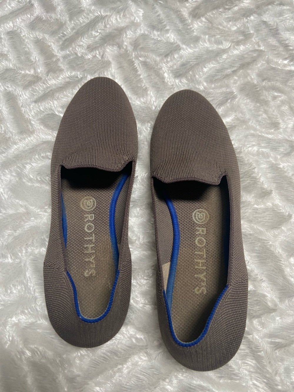 Rothy’s taupe loafers